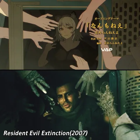 Some of the movie references used in the Chainsmoker Cat OP