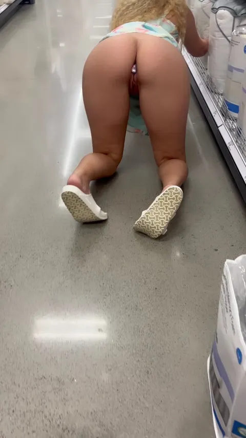 No way my horny ass was leaving the store without getting a shot of my new plug…