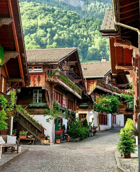 Brienz, a cozy village in Switzerland