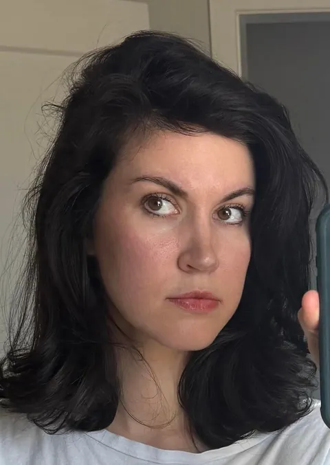 Does a red lip age me, or am I just not used to it? (Swipe for natural look). Be honest!