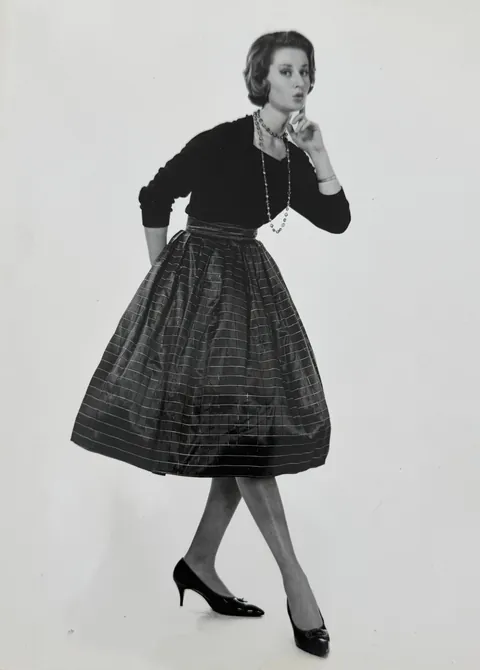 My dear mother, who recently passed away at 85, seen here from modelling days in her 20s, with bonus pic with a friend, in 70s fashion