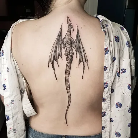 Dragon by Keith C (me) at TNT Tattoo Company in Haltom City, TX