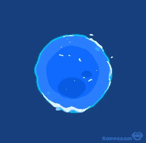 Made a big ball of water!