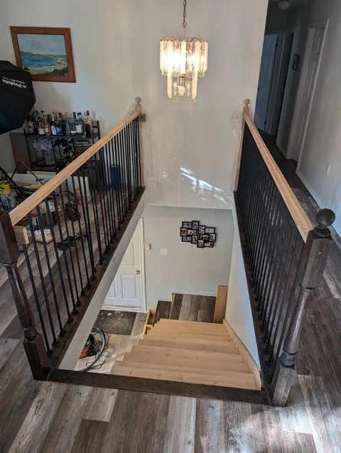 Re-did my stairs after removing carpet 
