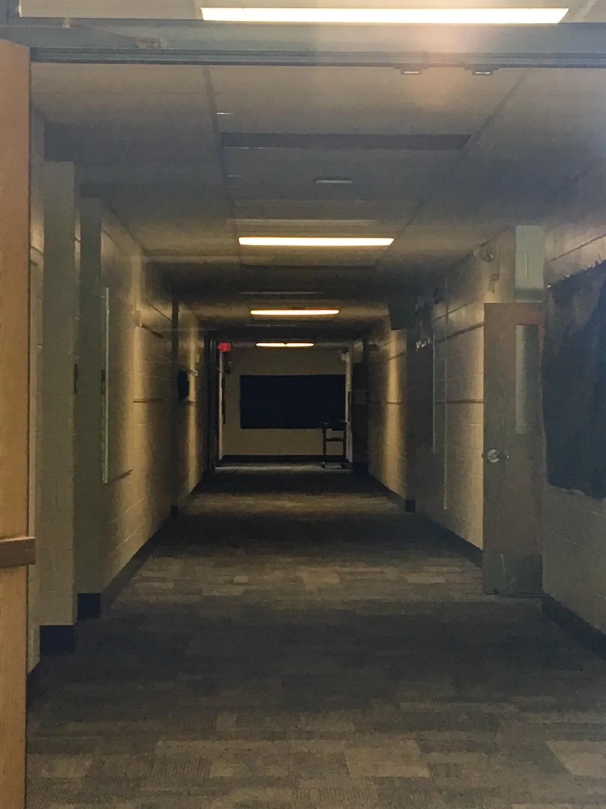 An elementary school during the summer