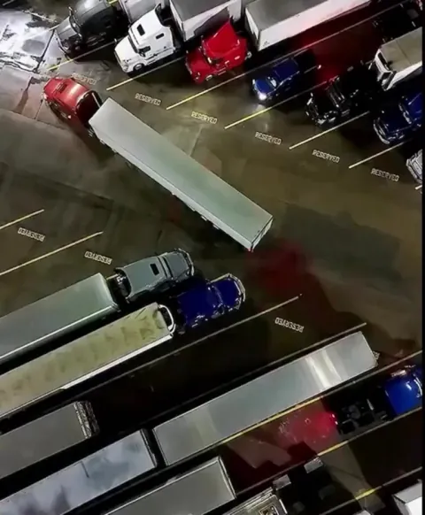 Parking this truck with absolute precision