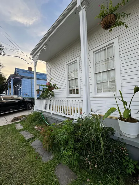 Extended the railing for more front porch space by