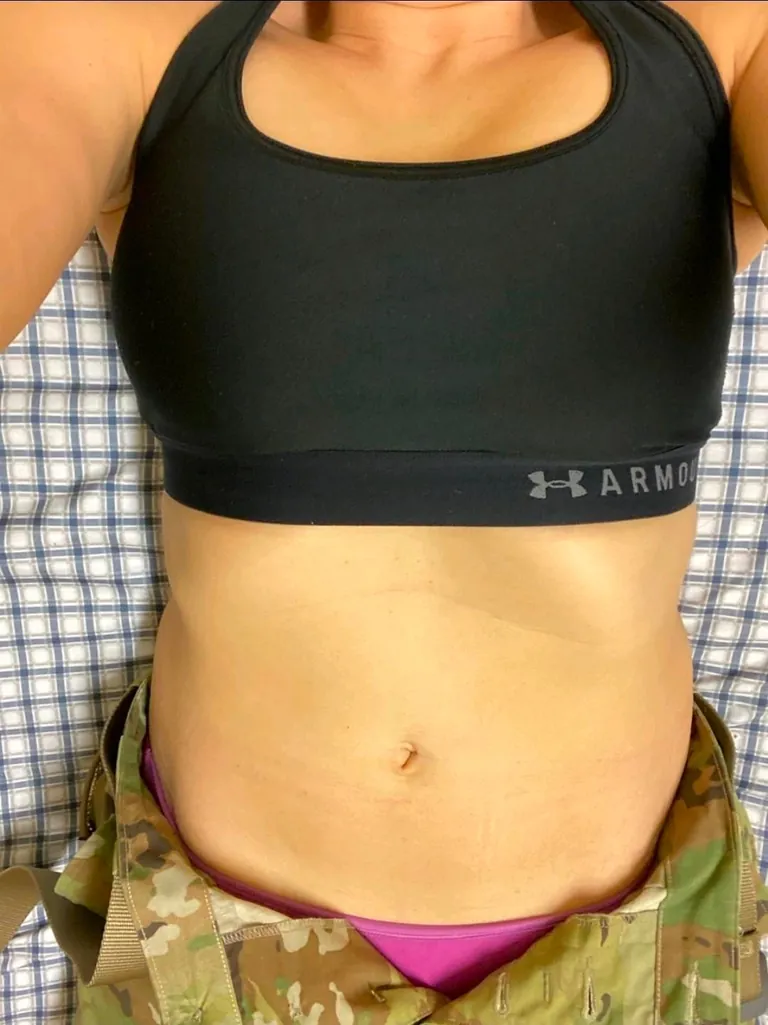 Wifey in uniform, not his uniform!