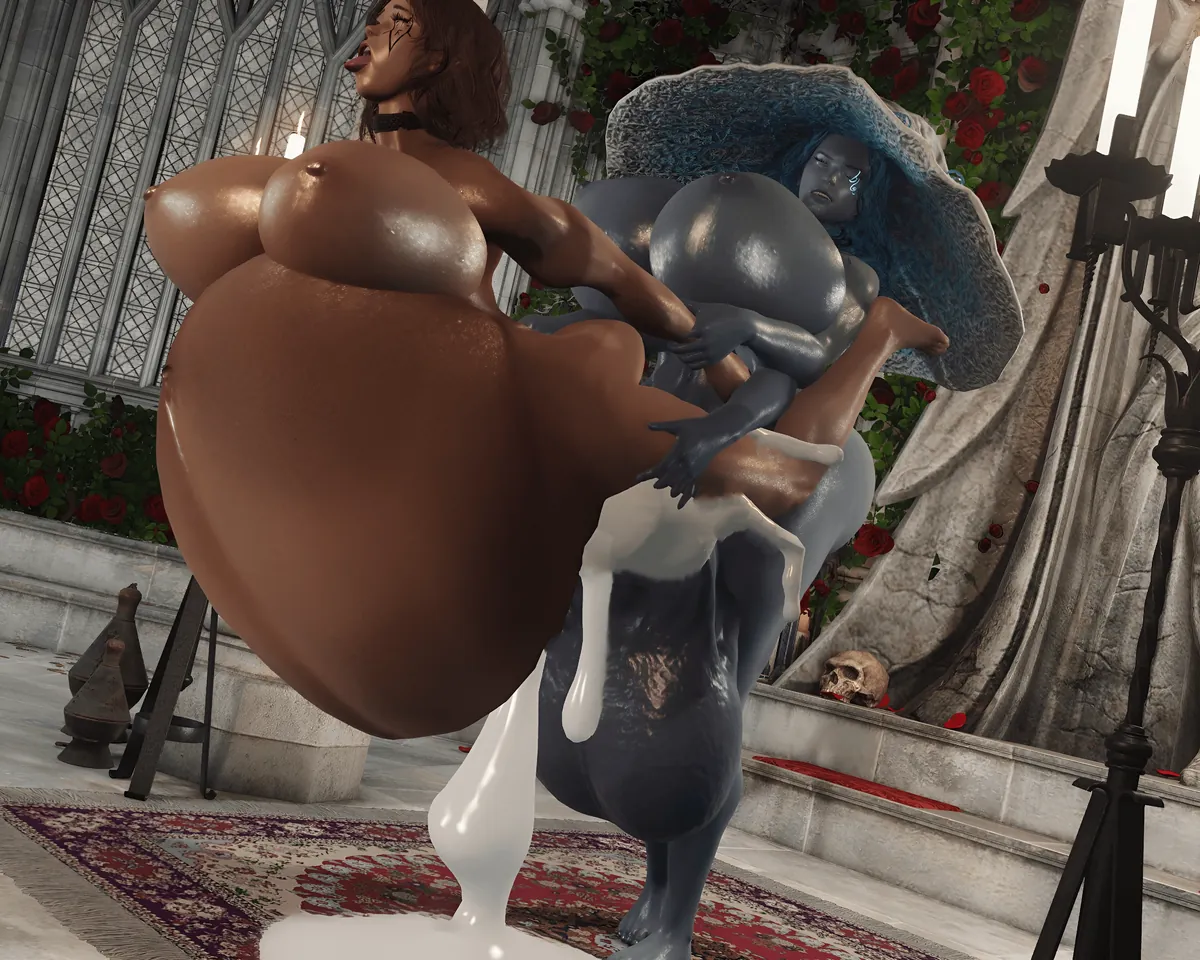 Ranni fills Melina with her Primeval Current (by me)