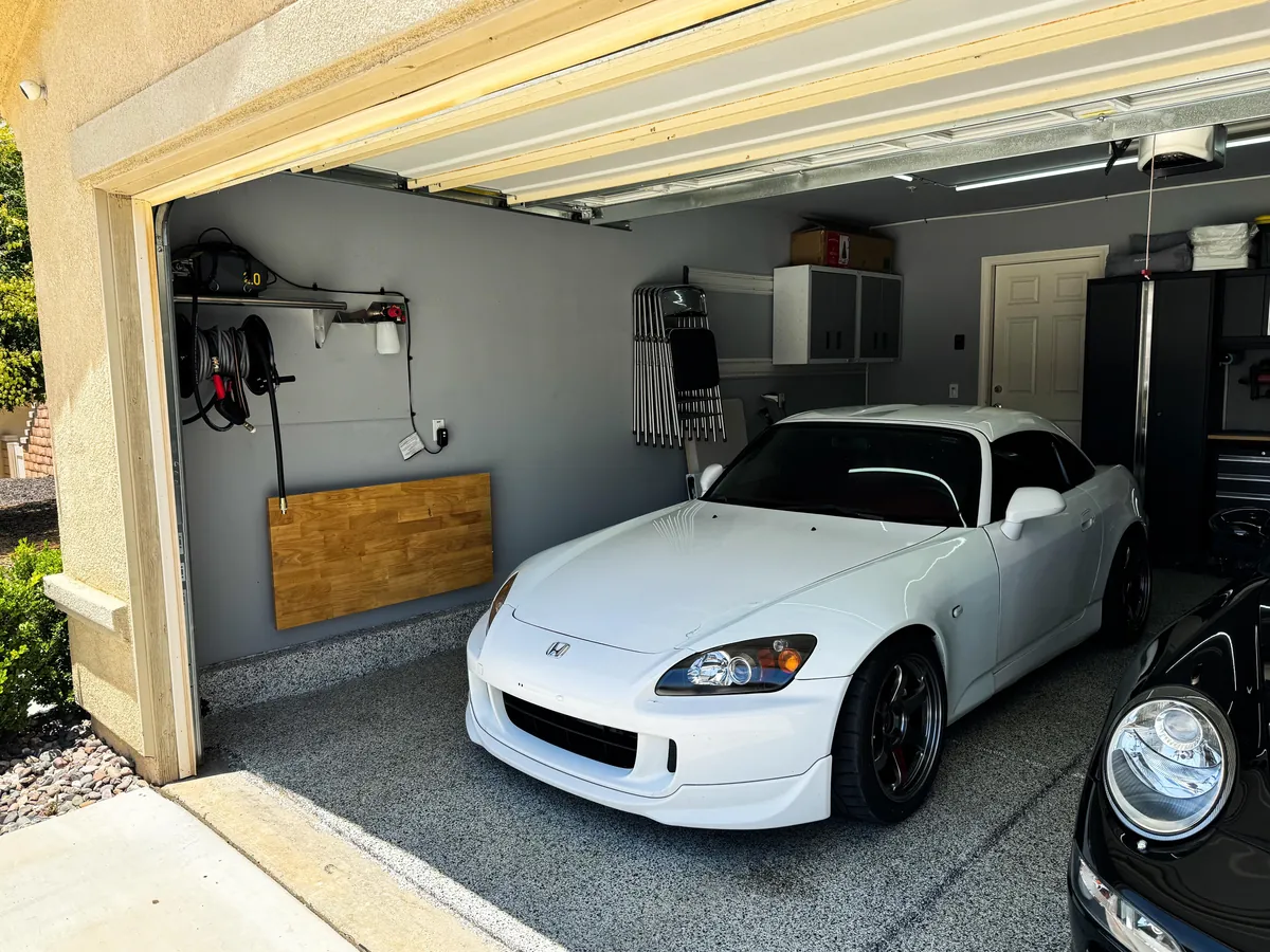 Doing the best I can with a two car garage.