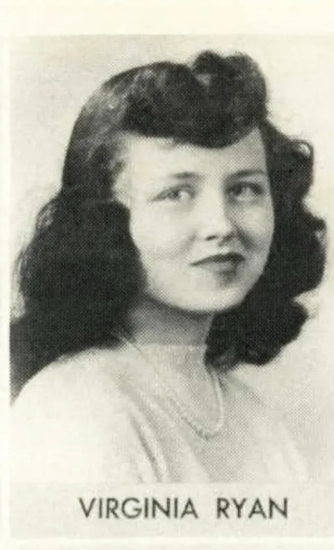 My Grammy’s 12th grade yearbook photo (1946) vs me today