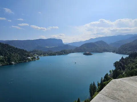 Lake Bled Slovenia, one of the most beautiful and peaceful scenic places in Europe