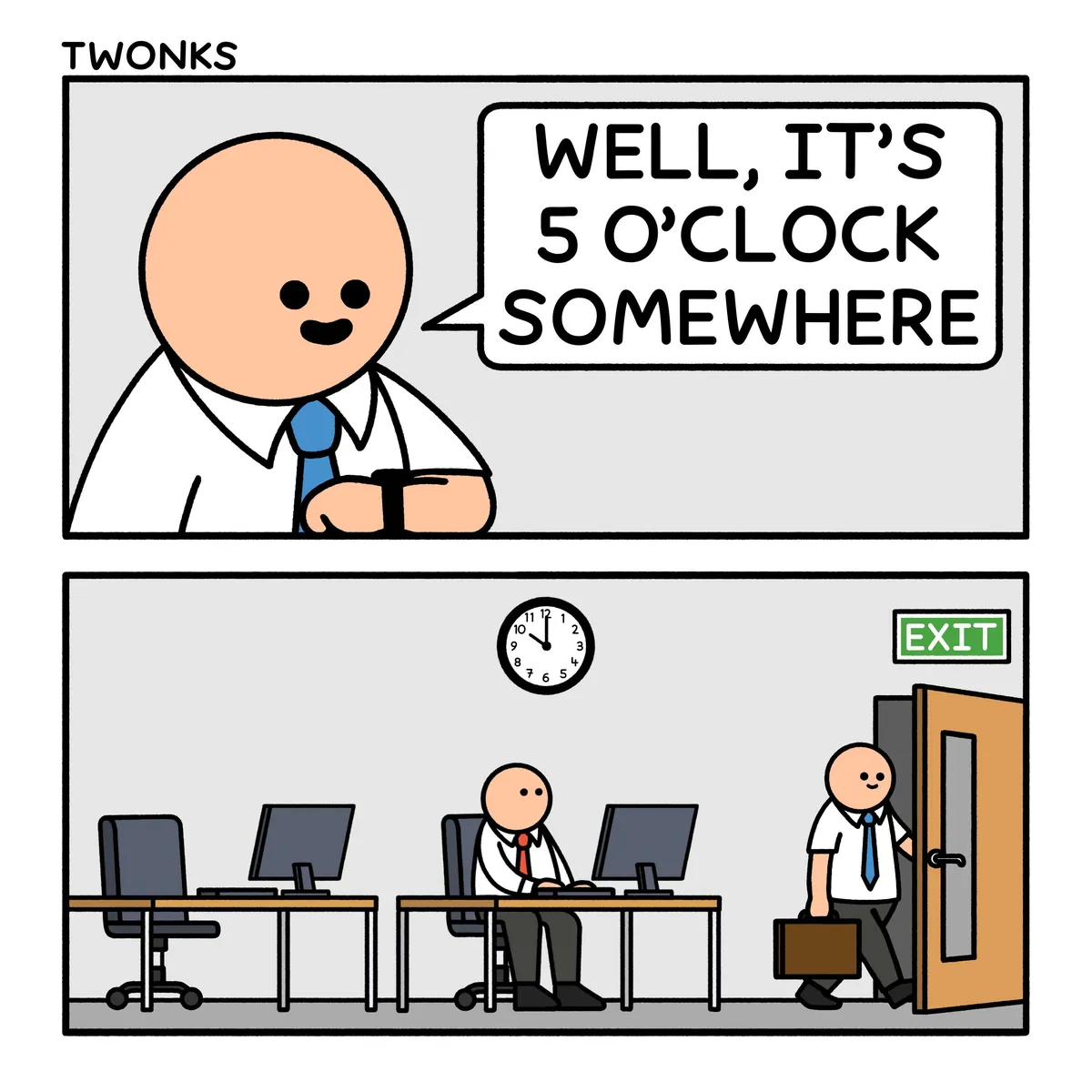 [OC] 5 o'clock somewhere