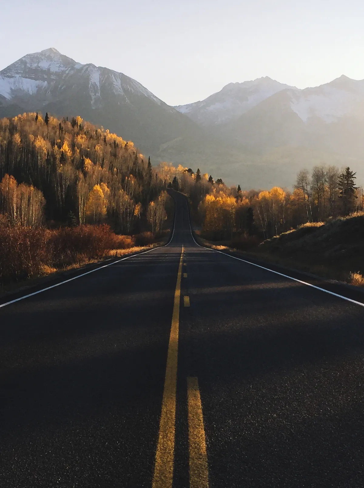 ITAP of a Colorado mountain road.