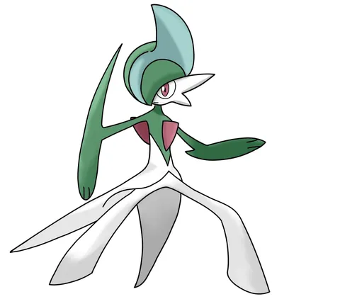 I hate the fact Gallade looks like it swallowed a wheel of cheese, so I redesigned it.