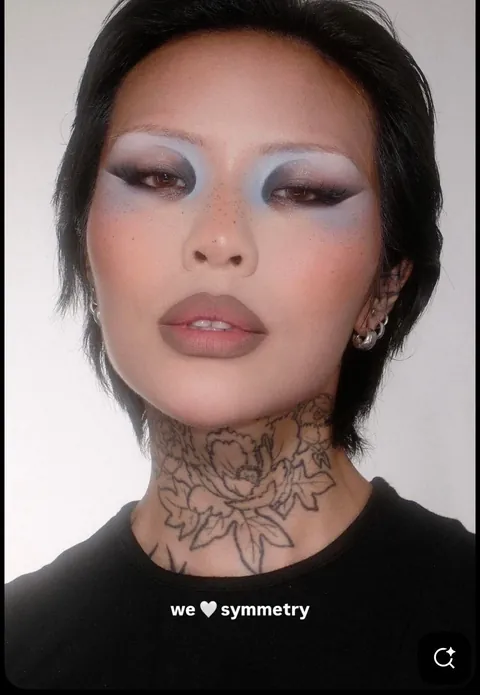 Inspo vs. recreation: something was off with mine but still loved the look💙