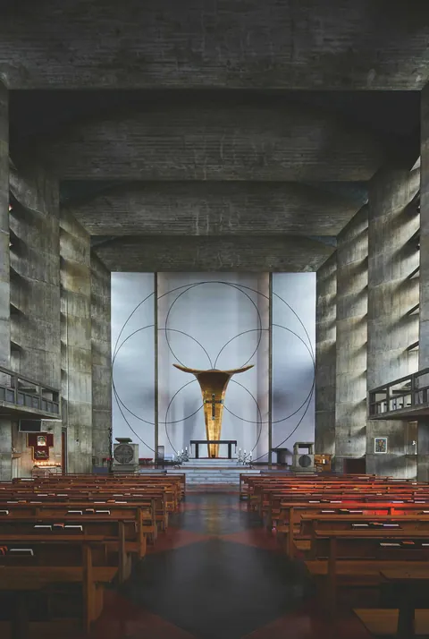 Brutalist Meguro Catholic Church