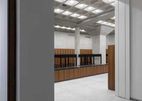 New National-gallery in Berlin, Germany (1965-1968) by Ludwig Mies van der Rohe