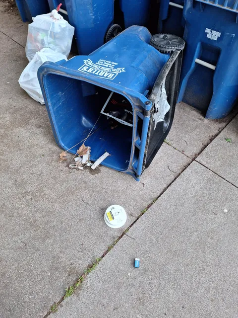 My neighbor threw away a fire alarm with the battery still in it, and I had to dig through their trash at 5am to make it stop beeping