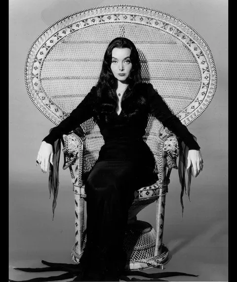 Carolyn Jones as Mortica Addams from The Addams Family 1964 TV series