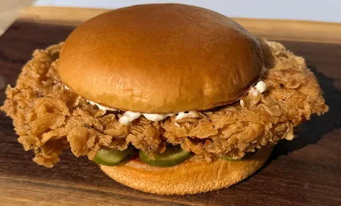 [Homemade] XL Fried Chicken Sandwich