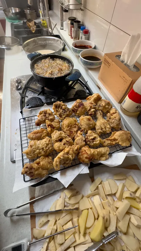 [homemade] Korean fried Chicken