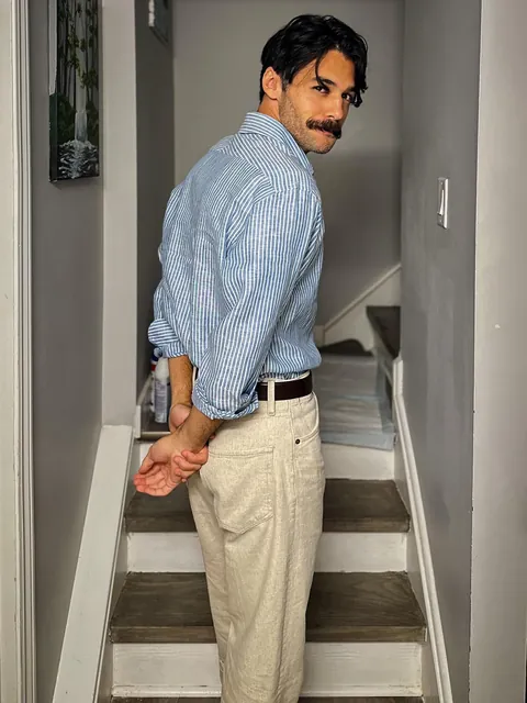 Inspiration vs my take: chinos or denim?