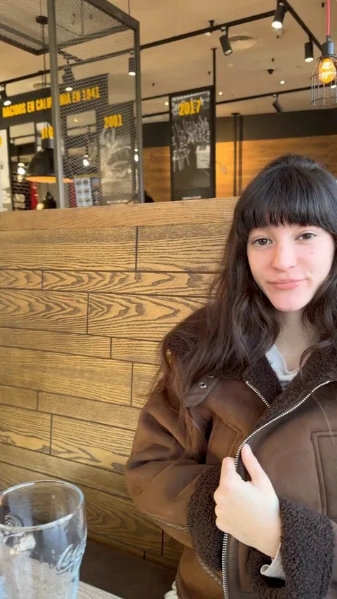 I was a little nervous… there were people at the table next to me