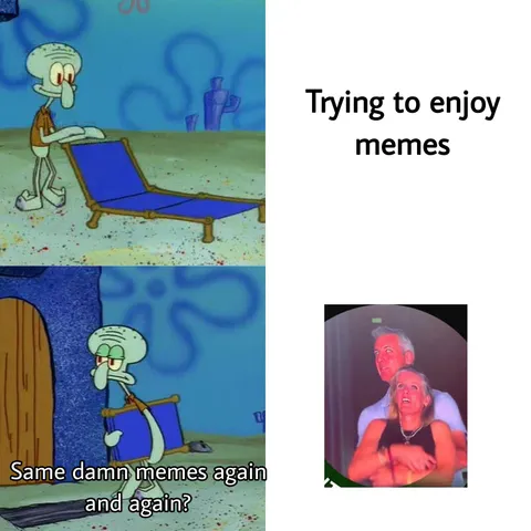 Trying to enjoy memes.