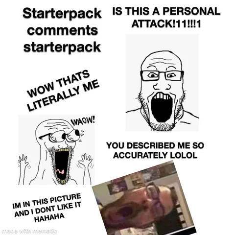 Starterpack post comments starterpack