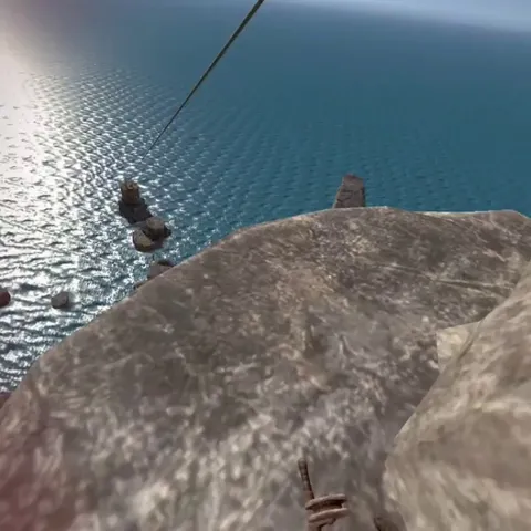 Using VR to try cure my fear of heights ...