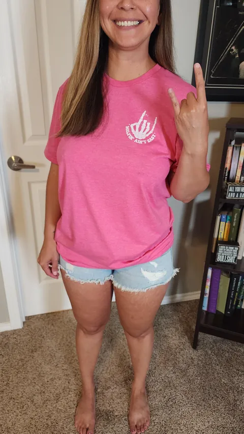 Real mom flashing her pierced tits at you