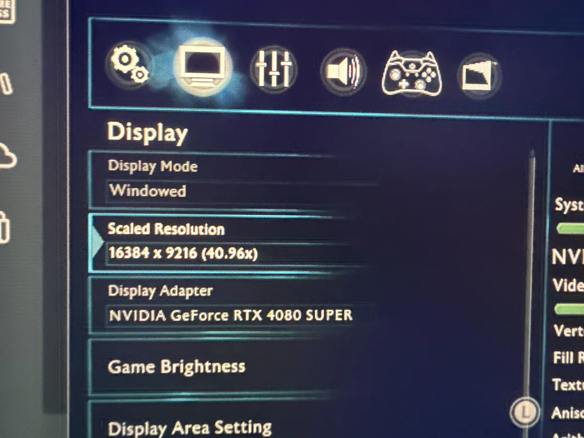 Imagine not being able to play in 16K