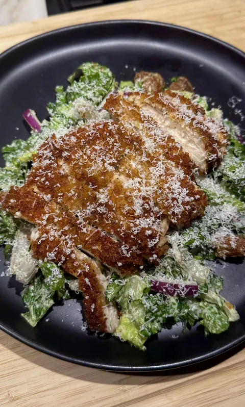 [Homemade] Pan Fried Chicken Cesar