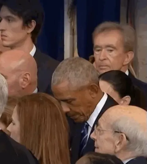 Obama at inauguration 2025