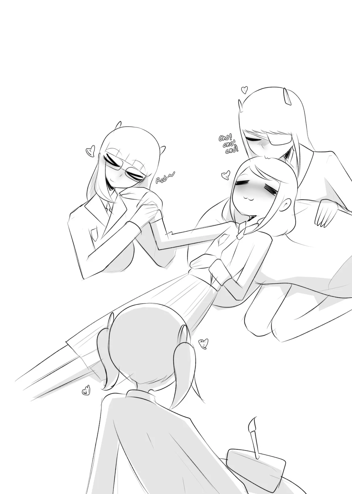 Students show their love for their favorite professor (oc)