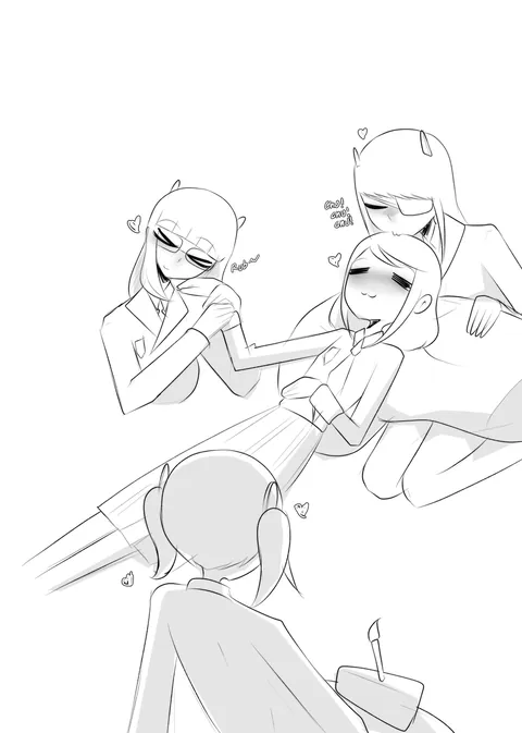 Students show their love for their favorite professor (oc)