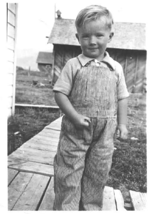 My grandpa in Star Valley, WY, ca. 1938