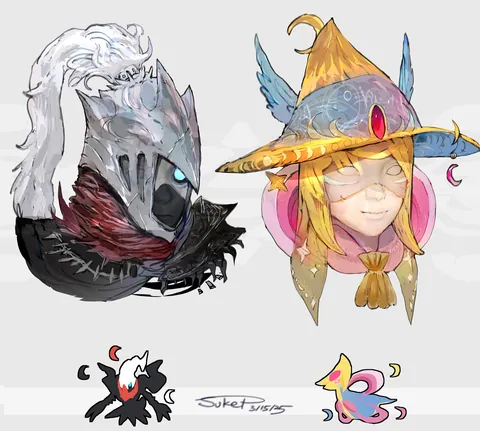 Pokémon Inspired Headgear Designs! [OC]