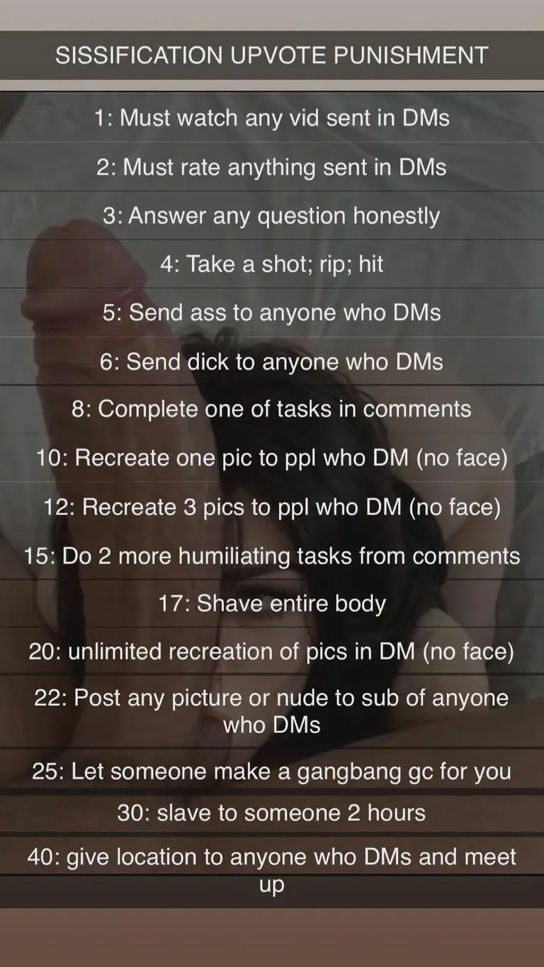 I need sloppy disgusting things done to me in public.(btw don’t swipe pls)