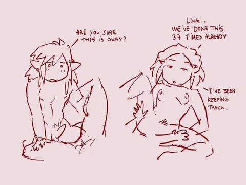 Zelink being a silly couple (Enarrala)