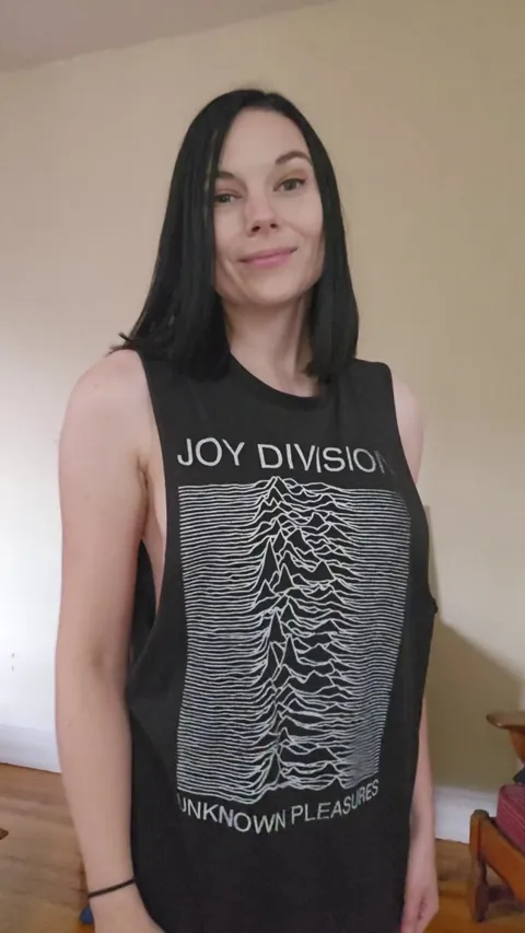 Teasing in a tank top