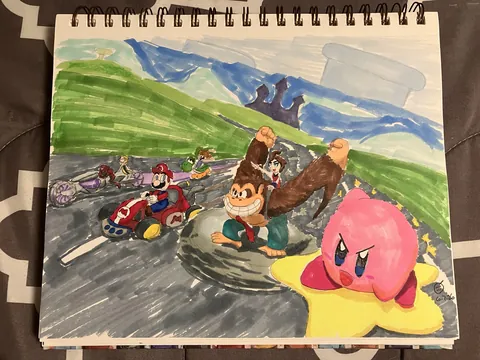 A bit late, but I made some fanart celebrating the first year of the Switch 2