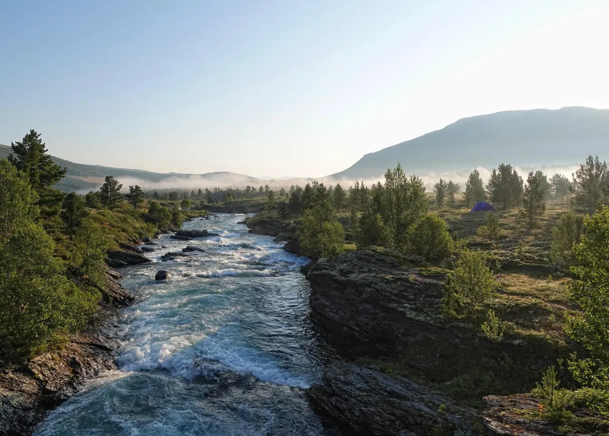 Jotunheim is a real place in Norway, and this week I went there on a road trip. [OC]