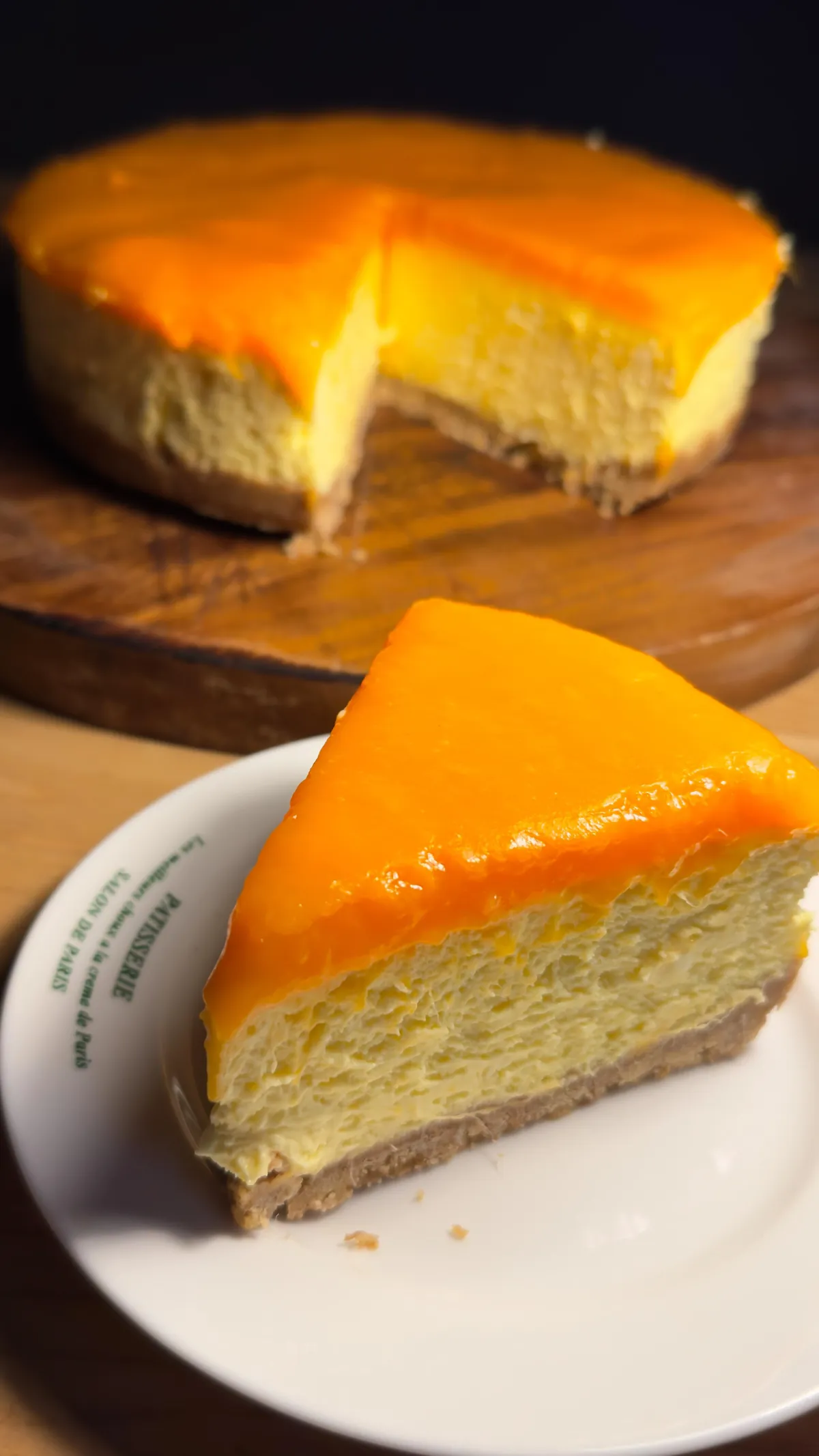 [homemade] Mango Cheesecake