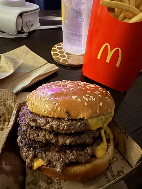 McDonald's gave me a triple quarter pounder