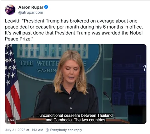 Trump is obsessed with the Nobel Peace Prize