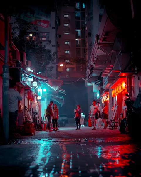 An evening in Hong Kong [colour] [edit] [light] [composition]