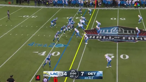 [Highlight] Chargers UDFA DB Myles Purchase does NOT live up to his name, commits an act of thievery for the Chargers INT.