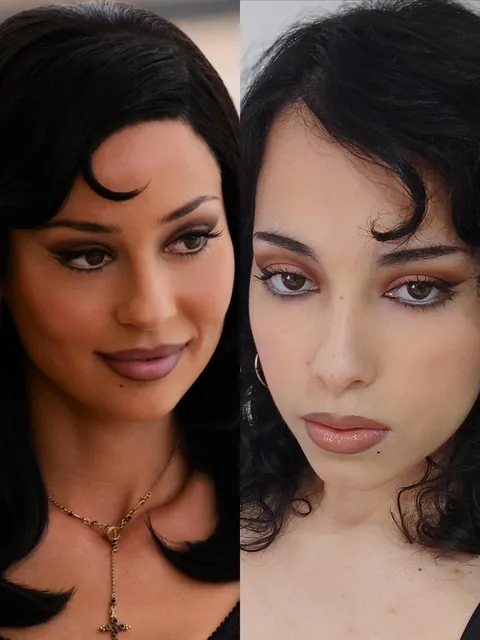 I tried recreating Maddy’s makeup from Euphoria!🖤